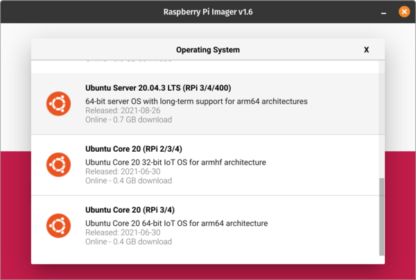 RPi Imager OS