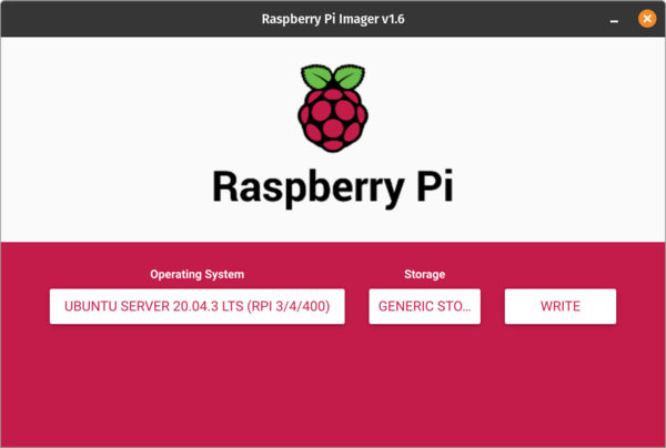 RPi Imager Write